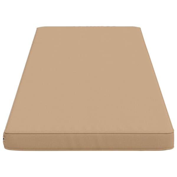 1-delad Bänk Kudde VUGHT 100% Polyester Sand 150 x 50 x 5 cm
