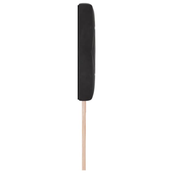 Huvudgavel Svart 180 cm Sammet