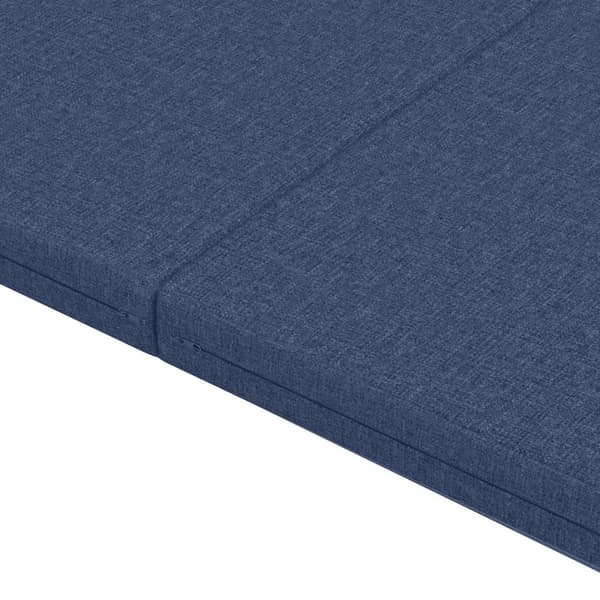 Fällbar Soffbed 140 x 67 x 45 cm Blå