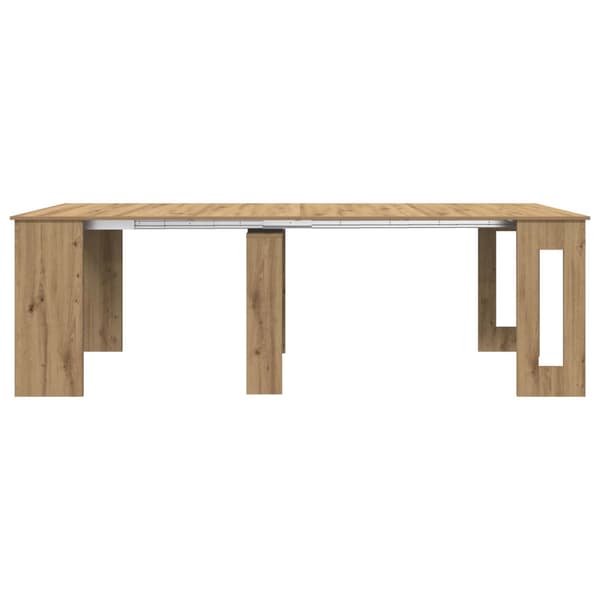 Matbord 240 x 85 x 75 cm Konstruerat trä Artisan-ek Rektangulär