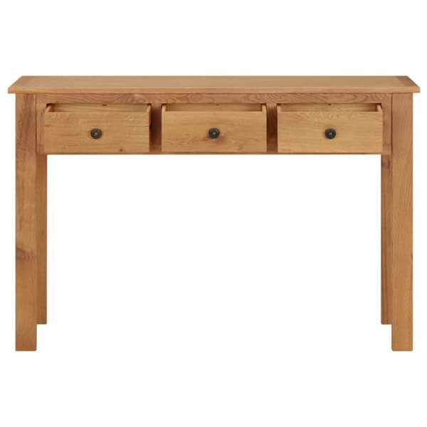 Sminkbord 110x40x75 cm massiv ek