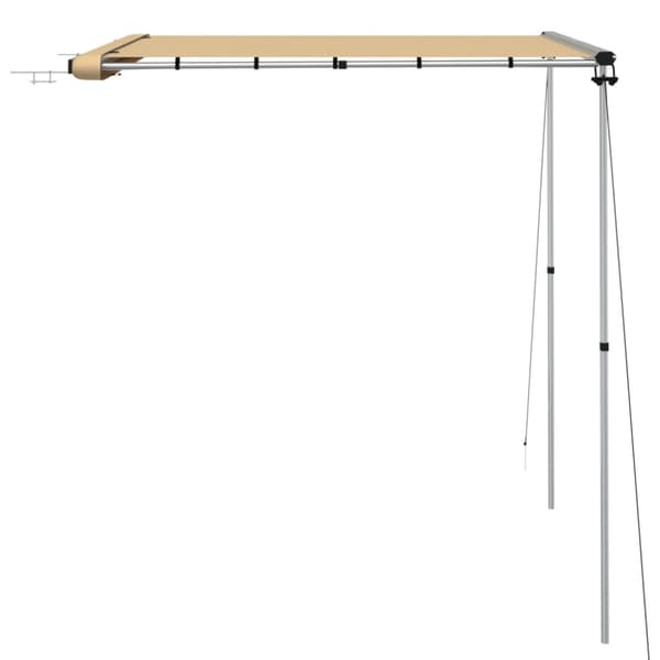Husvagnsmarkis 2,4x2x2,15 m beige
