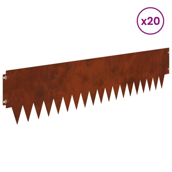 Kant för gräsmatta 20 pcs metall