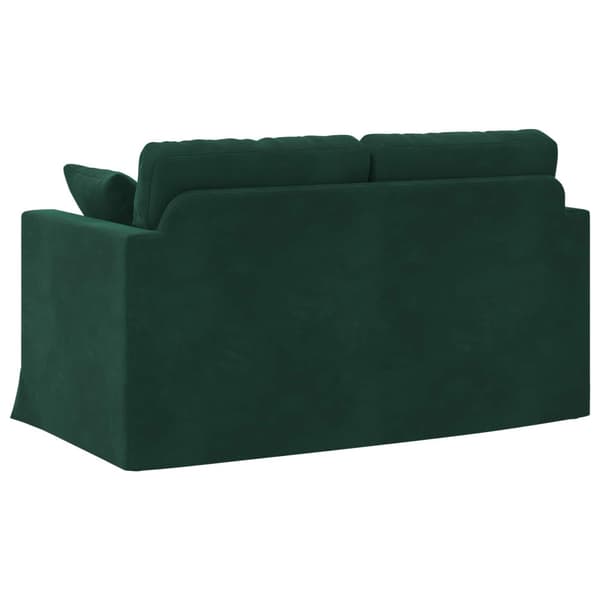 Soffa Mörkgrön 138 x 78 x 80 cm Sammet