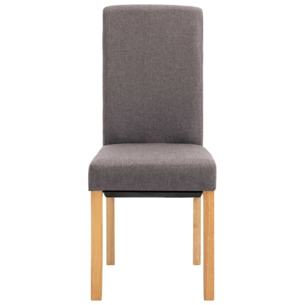 Matstolar 4 st taupe tyg