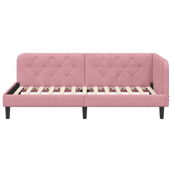 Hörn Sängram Rosa 100 x 200 cm Sammet