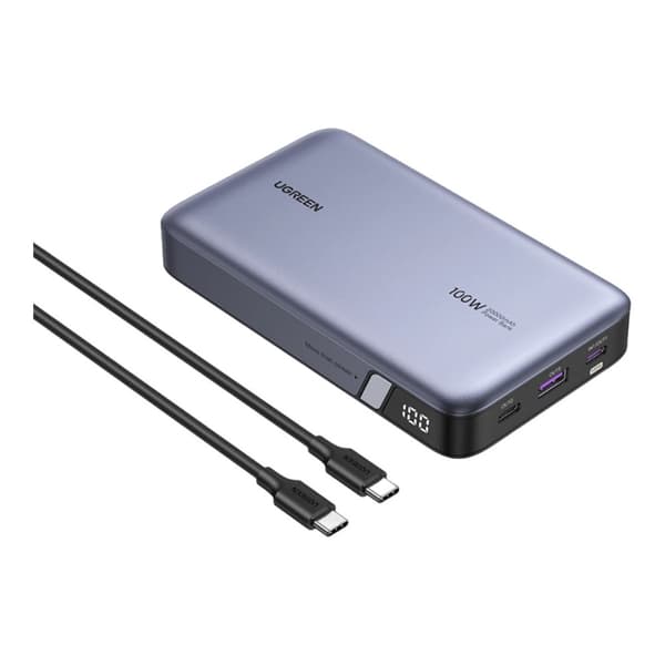 Ugreen Nexode power bank - USB, 2 x USB-C - 100 watt
