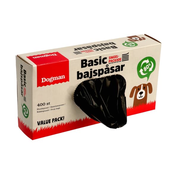 Bajspåsar Value Pack 400p Svart