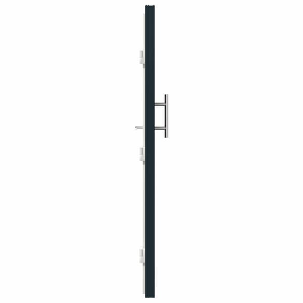 Framdörr Antracit 98 x 200 cm PVC