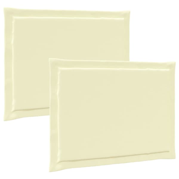 Sittkuddar 2 pcs Kräm 47 x 36 x 2 cm Polyester