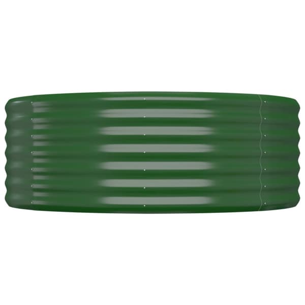 Odlingslåda galvaniserat stål 507x100x36 cm grön