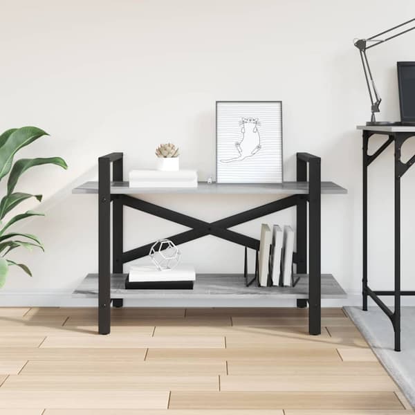 Hyllsystem Grå Sonoma 100 x 33,5 x 64 cm Konstruerat trä