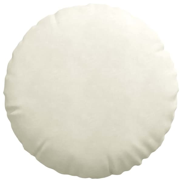 Sittkuddar 2 pcs Kräm Ø 80 x 29 cm Sammet