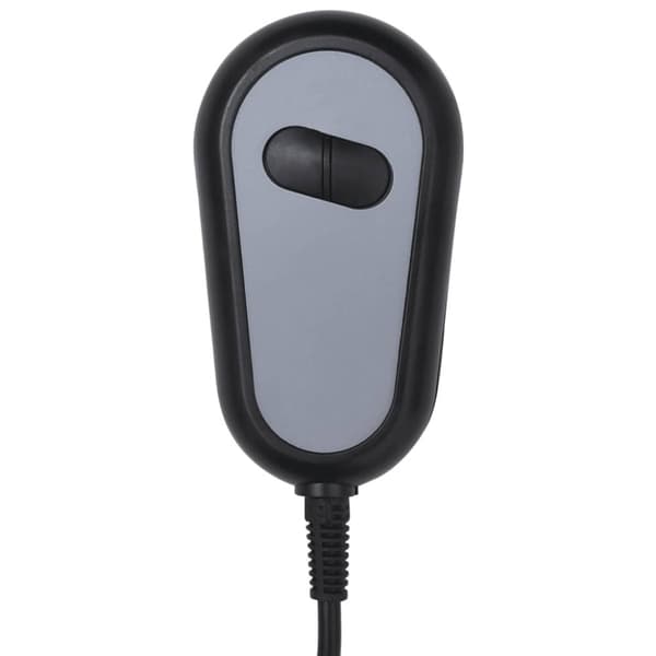 Elektrisk reclinerfåtölj mörkgrå sammet