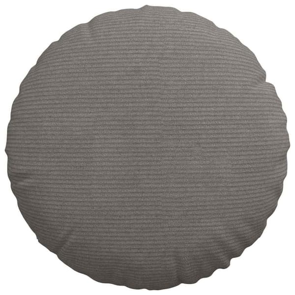 Sittkuddar 2 pcs Ljusgrå Ø 40 cm Kordread tyg