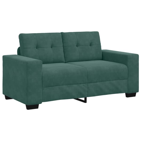 Soffset 3 pcs Mörkgrön 221 x 80 x 80 cm Sammet