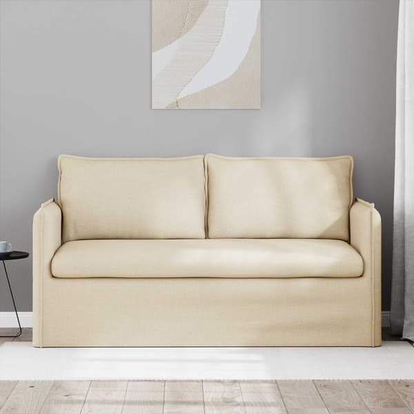Soffa Kräm 156 x 82 x 85 cm tyg