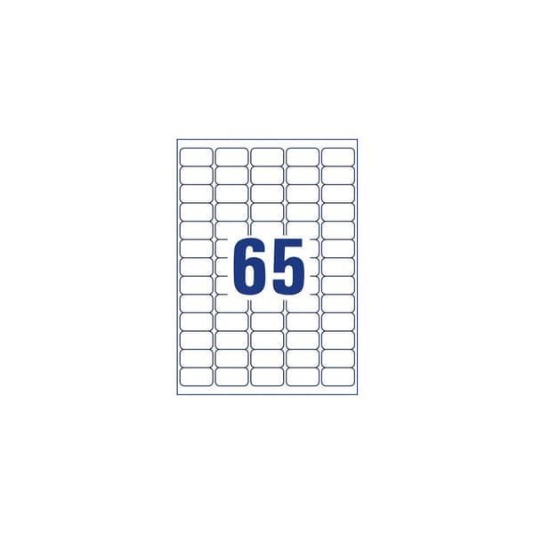 Etikett AVERY Stretch 38x21mm 3250/fp