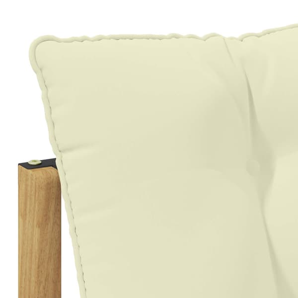 Modulsoffa utomhus mitt och hörn med kudde 3 Stycke Vit
