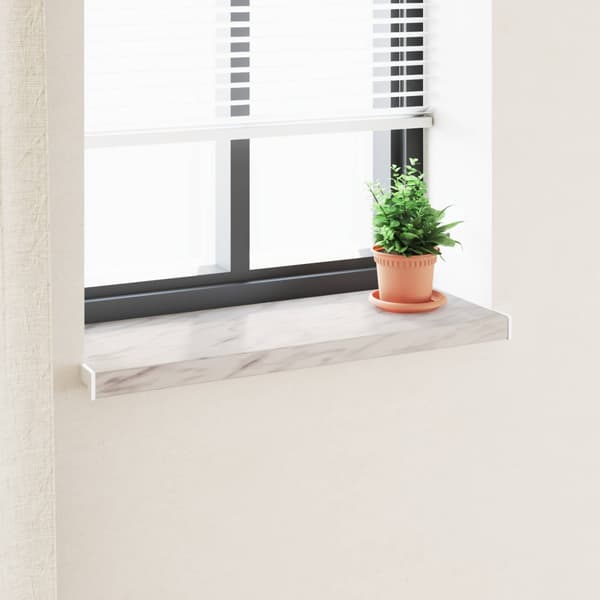 Fönsterbräda Marmorstruktur 100 x 35 x 4,5 cm PVC