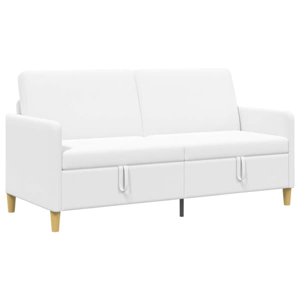 Soffa med förvaring Vit 172 x 78 x 87 cm Polyester