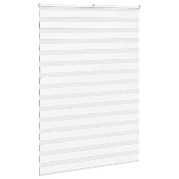 Rullgardin zebra vit 160x230 cm tyg bredd 155,9 cm polyester