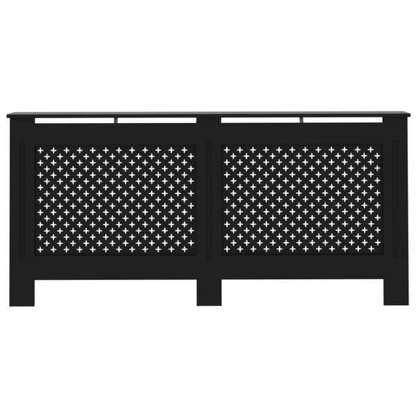 Elementskydd svart 172x19x81,5 cm MDF