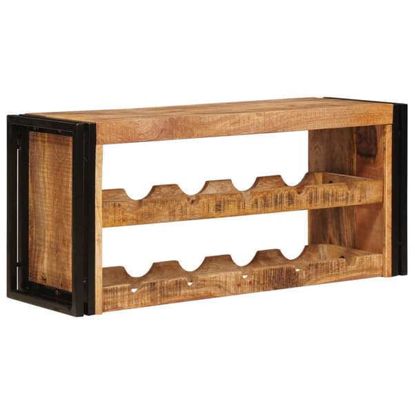 Vinställ Brun 100 x 45 x 33 cm Solid Grov Mangoträ