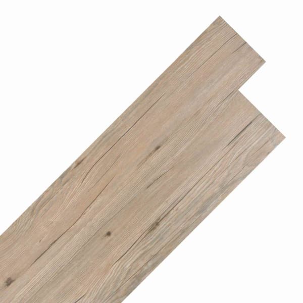 Golvplankor 18 pcs Ek Brun 2,51 m² PVC