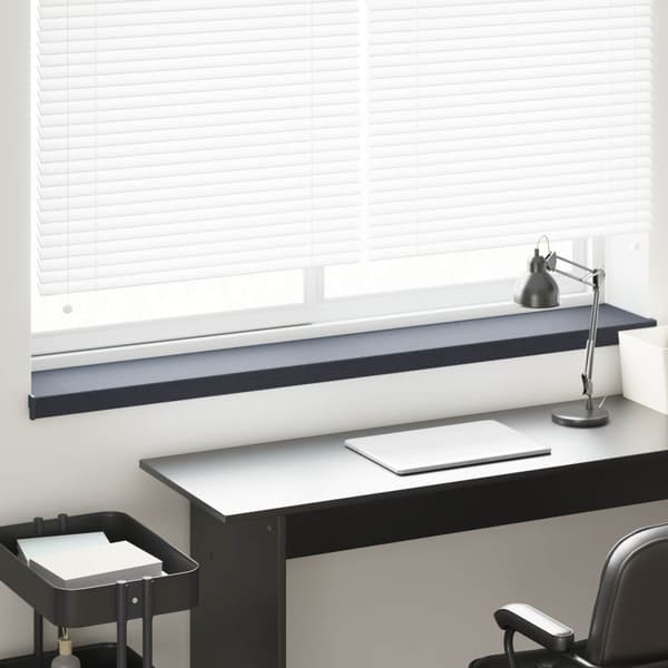 Fönsterbräda Anthracit med träådring 140 x 25 x 4,5 cm PVC