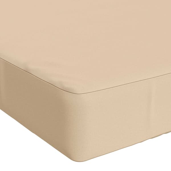 Bänk kudde SOEST 100% Polyester Gräddvit 150 x 50 x 8 cm