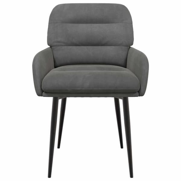 Matstolar 4 pcs Sammet Mörkgrå 59 x 59,5 x 90 cm