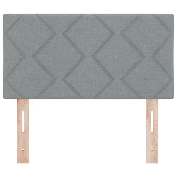 Huvudgavel Ljusgrå 80 cm tyg
