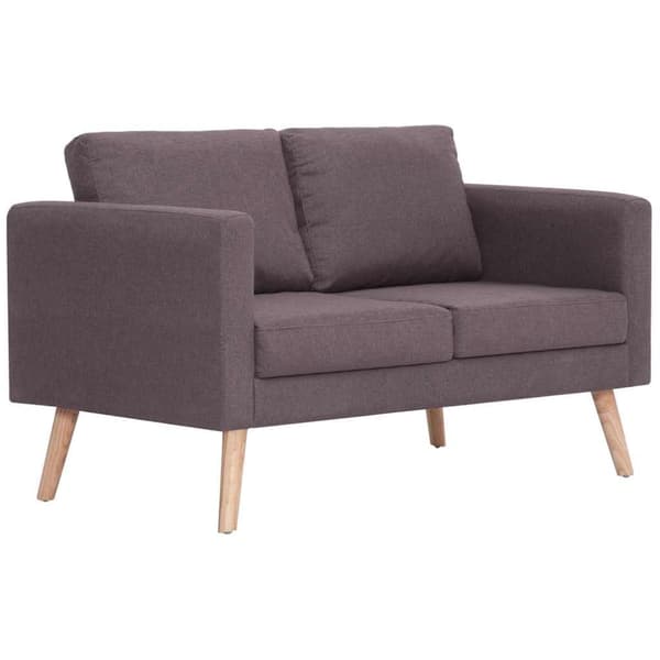 Soffgrupp 2 delar tyg taupe