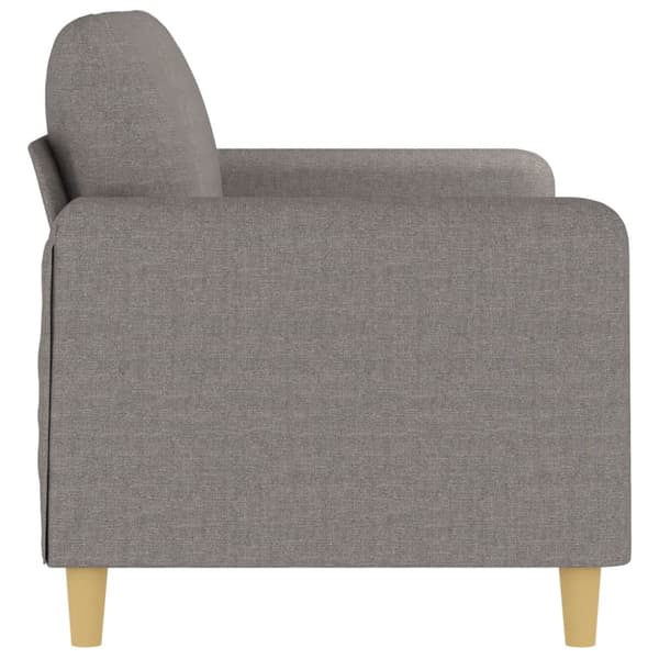 2-sitssoffa taupe 140 cm tyg