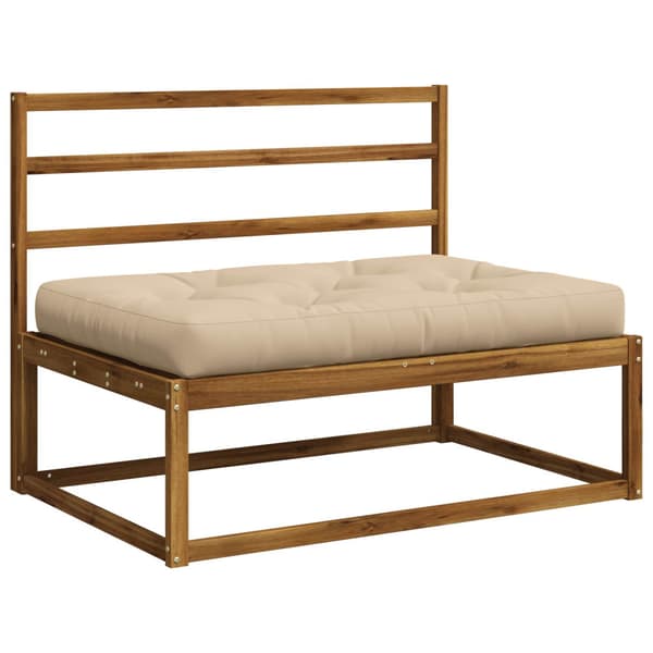 Pallkudd VIANEN 100% Polyester Gräddvit 120 x 60 x 12 cm