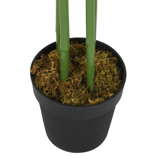 Konstväxt bambu 384 blad 120 cm grön