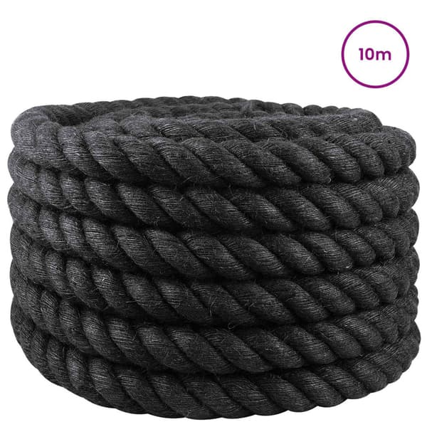 Juterep 36 Svart 100% Tossa jute