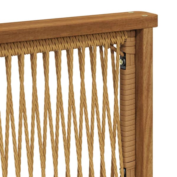 Utomhussoffset med kudde 5 pcs Naturlig och Beige