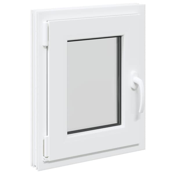 Källarfönster RISOR 50 x 55 cm PVC och glas