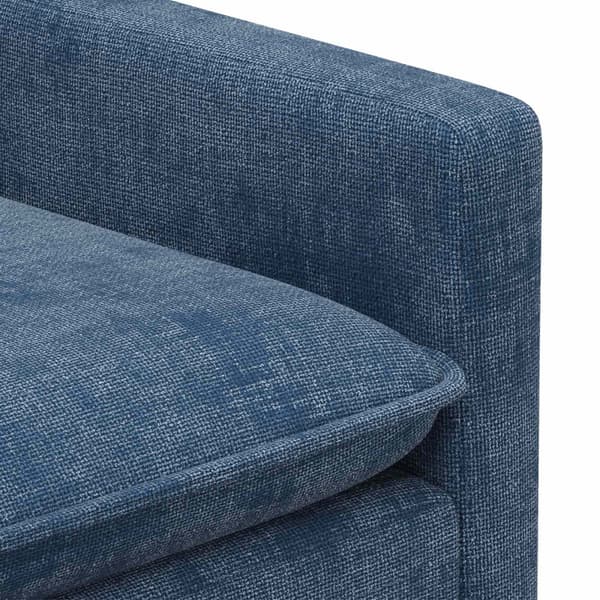 Soffa Blå 156 x 81 x 87,5 cm Polyester