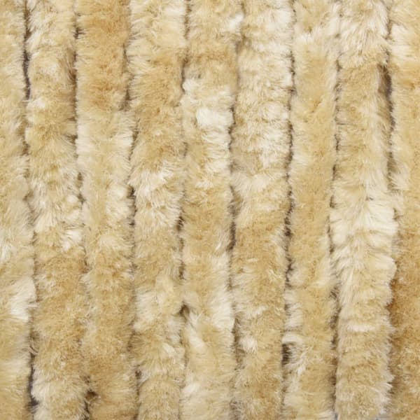 Insektsdraperi beige 56x185 cm chenille