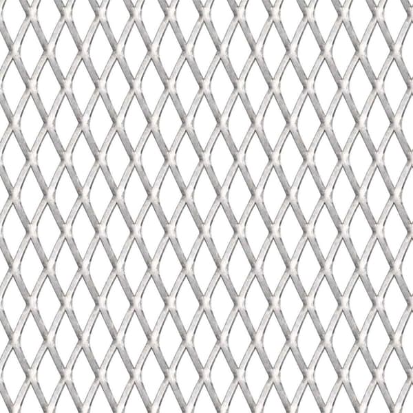 Sträckmetall rostfritt stål 50x50 cm 30x17x2,5 mm