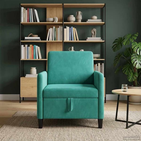 Soffa med förvaring Turkos 72 x 78 x 87 cm Polyester