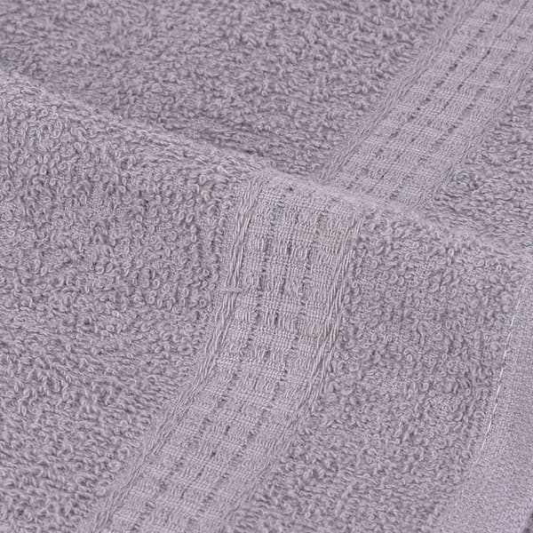 Handdukar FROGN 2 st grå 100x200 cm 360 gsm