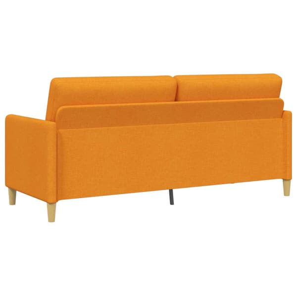 Soffa med förvaring Mörkgul 192 x 78 x 87 cm Polyester