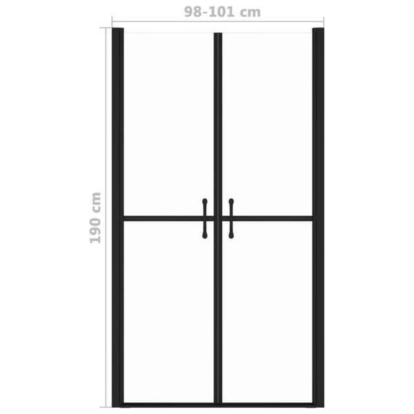 Duschdörr klar ESG (98-101)x190 cm