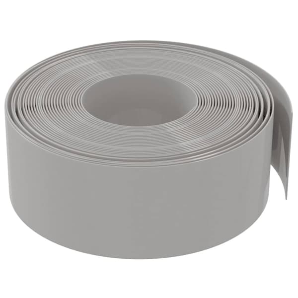 Rabattkant grå 10 m 20 cm polyeten