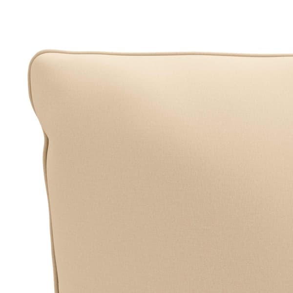 1-delad ryggkudde PUTTEN 100% Polyester Gräddvit