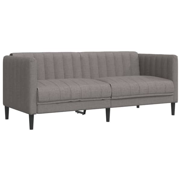 Soffgrupp 3 delar taupe tyg